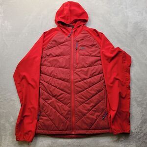 Outdoor Research Jacket Mens XL Coat Hoodie Zip Up Performance Quilted Red Adult